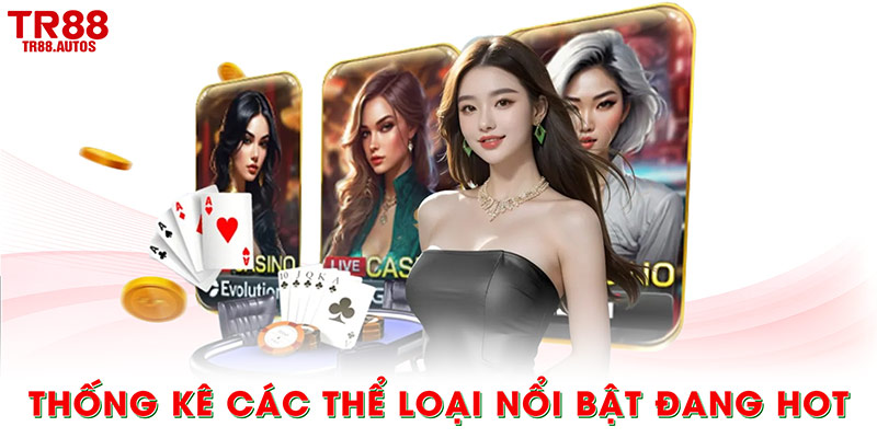 Thống kê các thể loại nổi bật đang hot